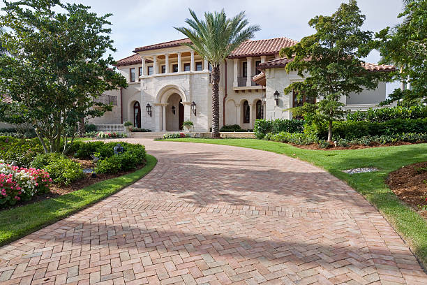 Residential Paver Driveway in New Braunfels, TX